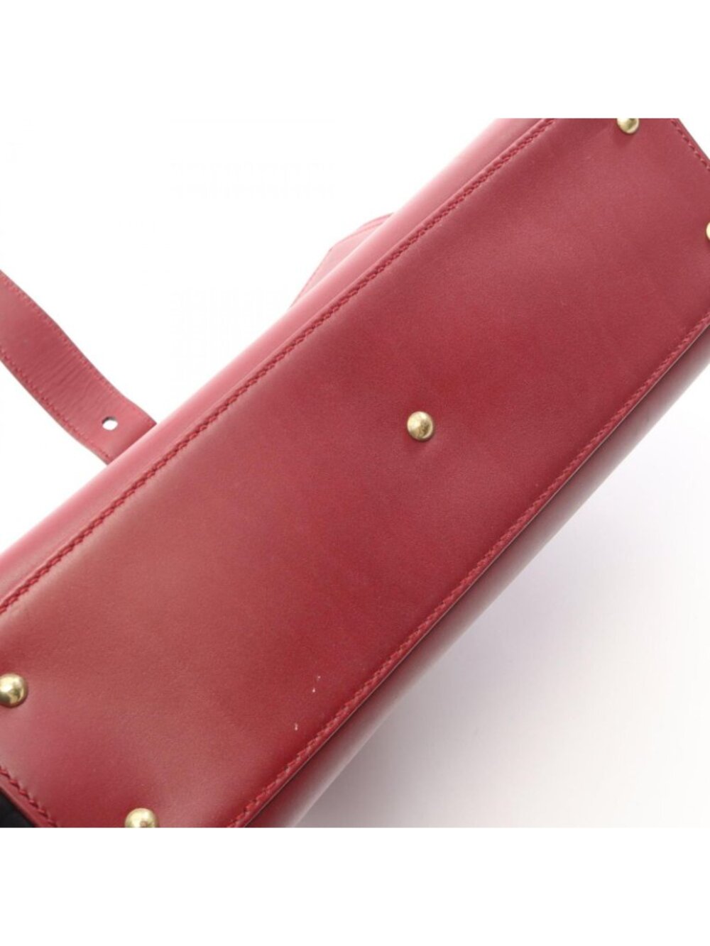 Gucci Bordeaux Leather Handbag a with Pouch - Picture 7 of 11